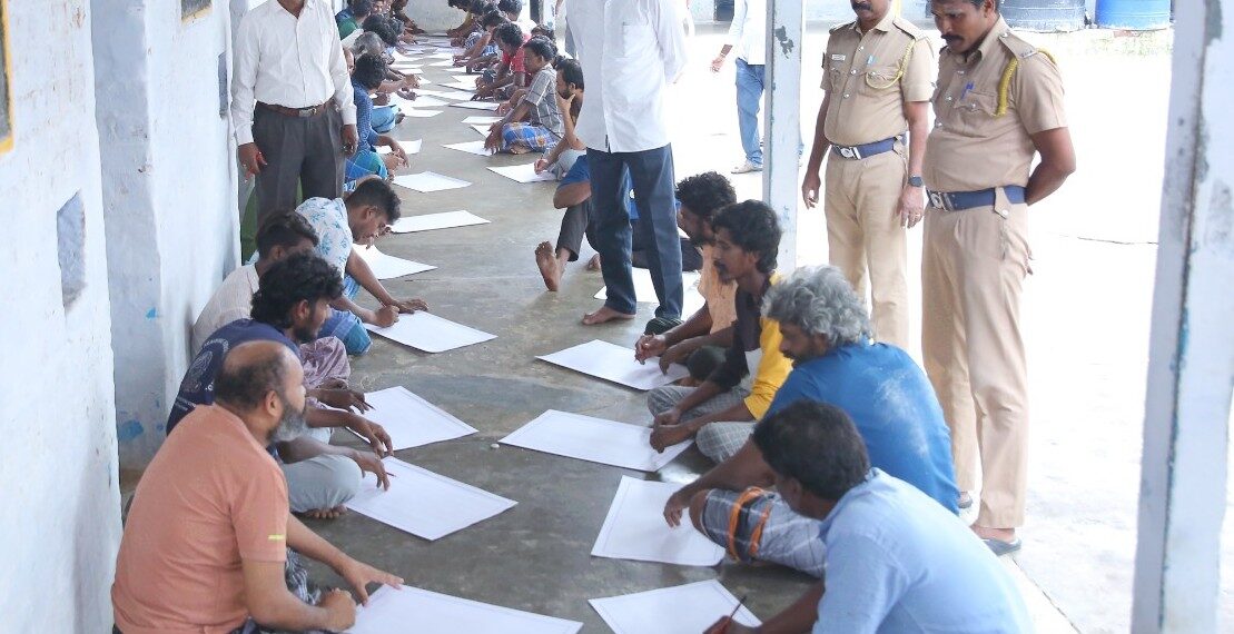 தேசிய நூலக வார விழா: சிறை வாசிகளுக்கு ஓவியப்போட்டி